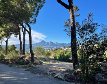 Land for sale in Sierra de Altea - HO600003
